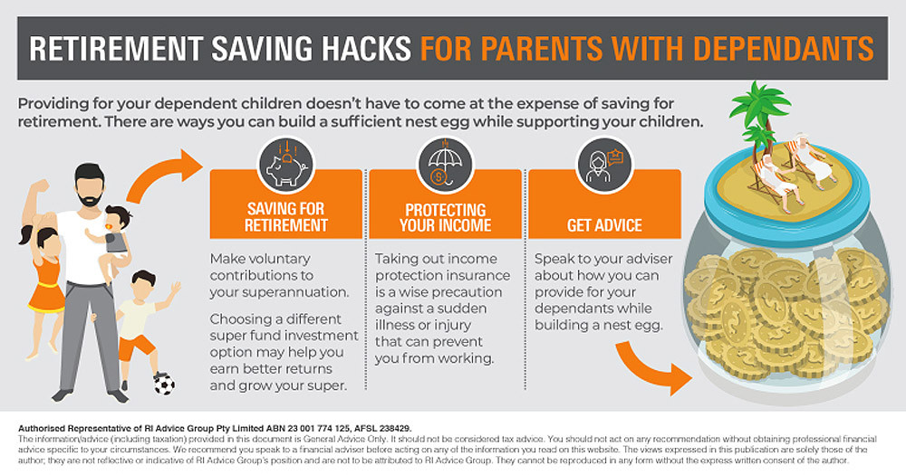 Retirement Savings Hacks infographic